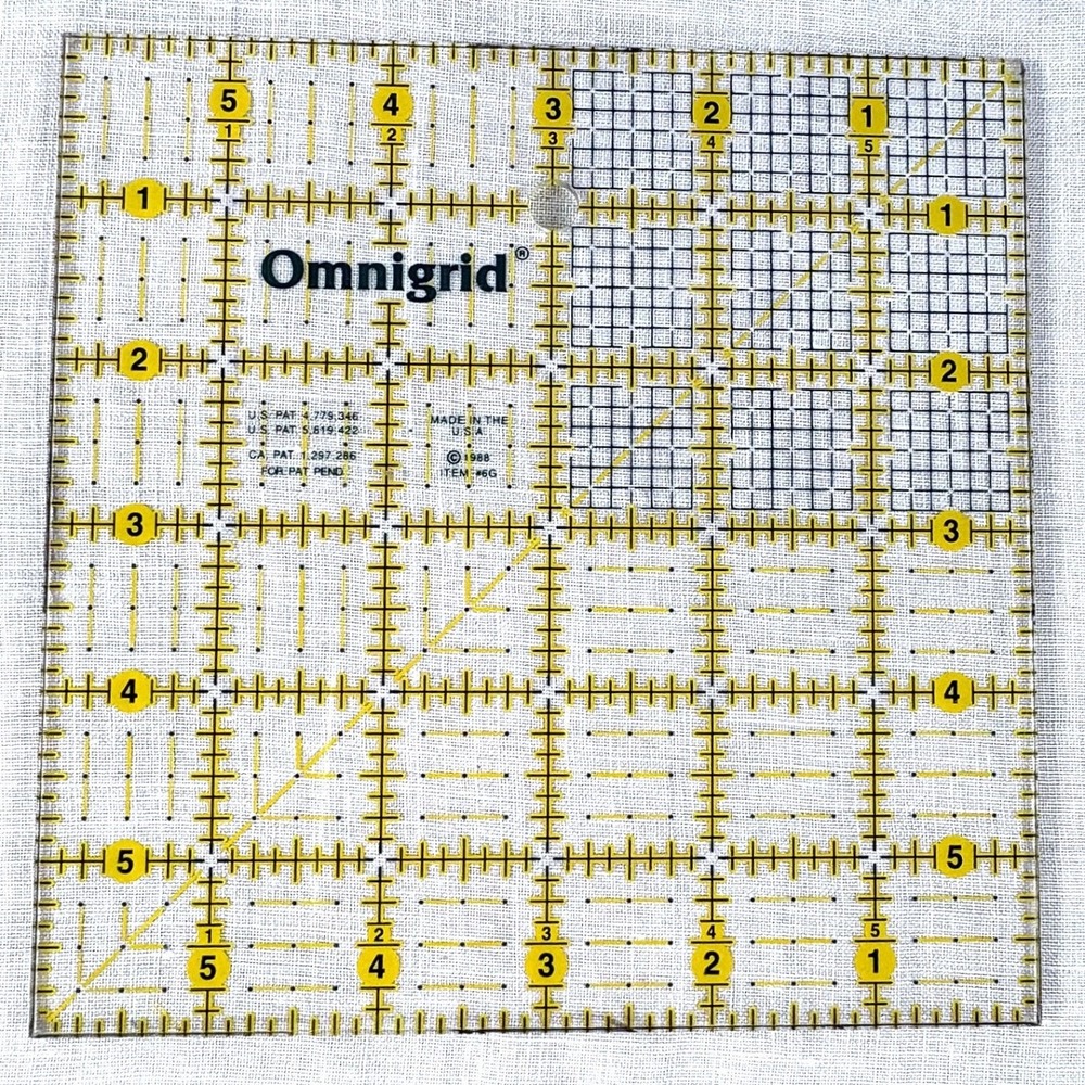 Omnigrid Square Quilting Ruler Set 4pc Acrylic Sewing Tools - Picture 4 of 5